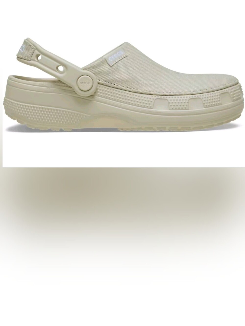 Crocs Adult Classic Crafted Canvas Clogs / Color Stucco 🤍